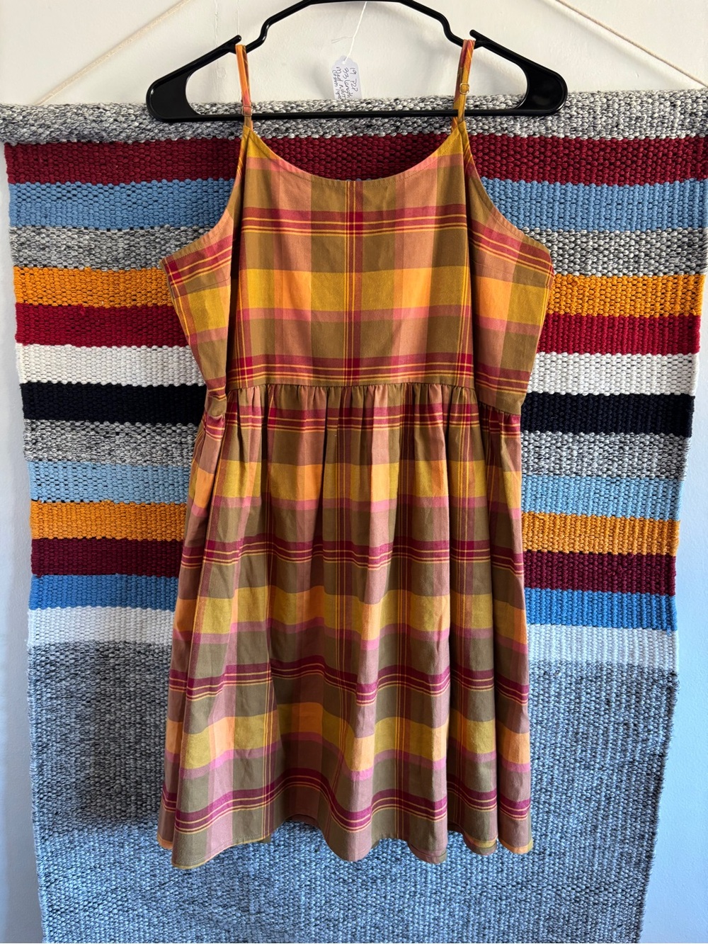 Madewell Plaid Mini Sundress
